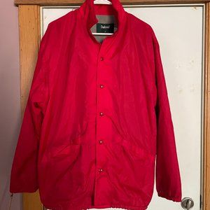 Vintage Red Nylon Jacket/Windbreaker, Size L